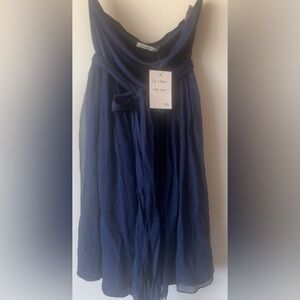 IVY & ASTER “STAR LIGHT” BELLA BRIDESMAID STAPLESS LINED SILK DRESS SIZE 8 NWT